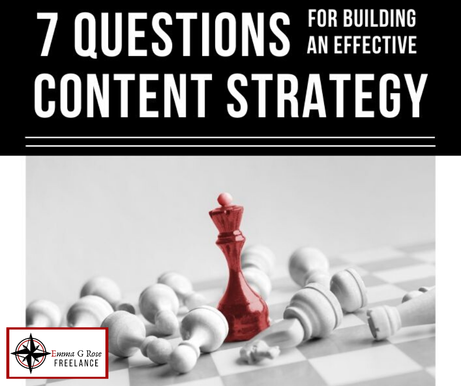 7 Questions for Building an Effective Content Strategy by Emma G Rose Freelance